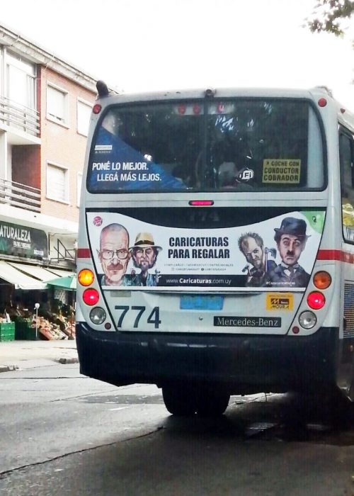 Caricatura en los omnibus I Caricaturas Uruguay