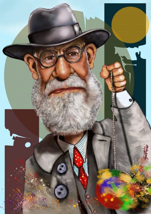 Sigmund Freud I caricaturas Uruguay