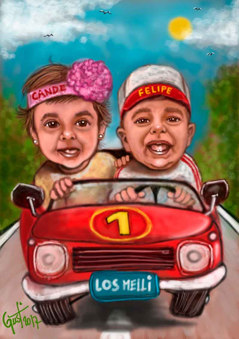 Caricaturas de niños