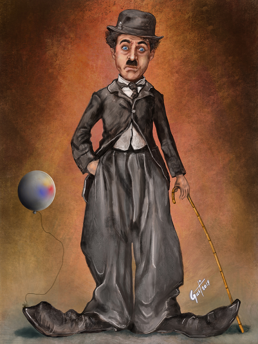 Charles Chaplin I Caricaturas Uruguay
