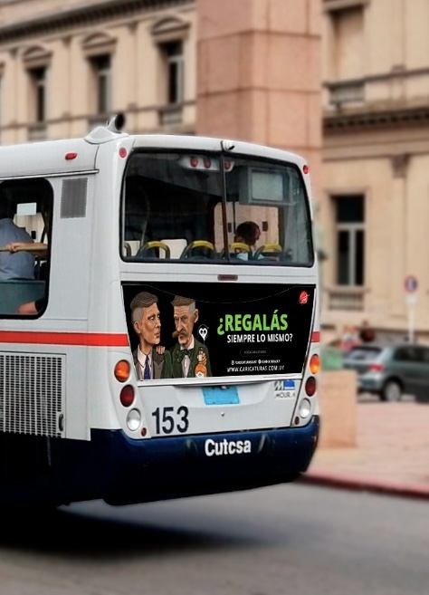 Caricaturas en calles